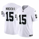 Men & Women & Youth Las Vegas Raiders #15 Gardner Minshew II White 2024 F.U.S.E. Football Stitched Jersey,baseball caps,new era cap wholesale,wholesale hats